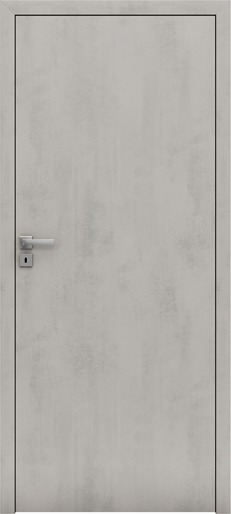 Drzwi bezprzylgowe Norma Decor 1 zamek oszczęd. Beton Jasny B728
