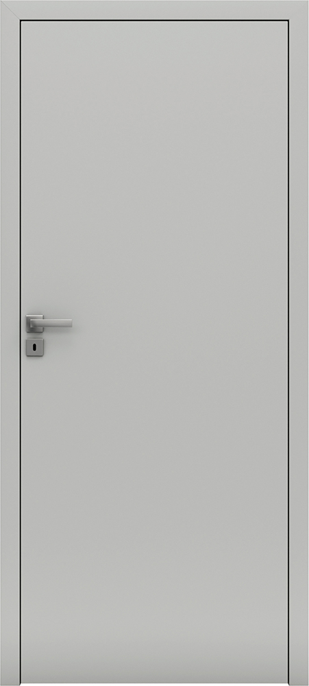 Drzwi bezprzylgowe Norma Decor 1 zamek oszczęd. Szary Perłowy B735
