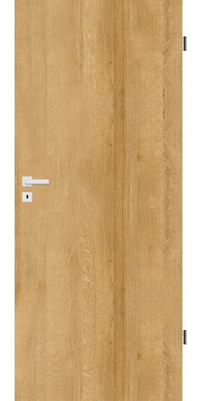 Skrzydło pełne Norma Decor, przylgowe, zamek klucz, Dąb Europejski B639